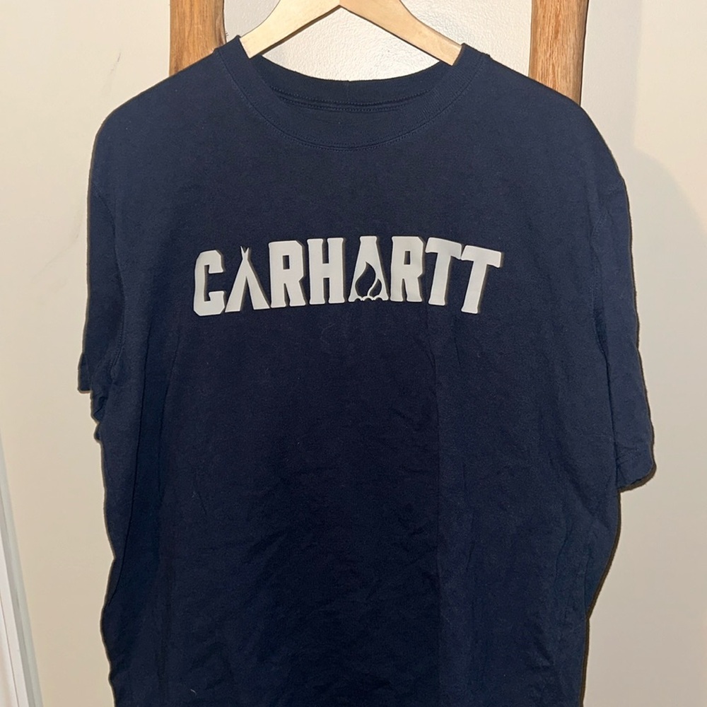 Carhartt Camp Fire Navy Blue T-shirt